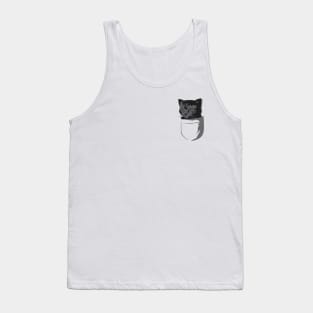 the cat in the pocket Tank Top